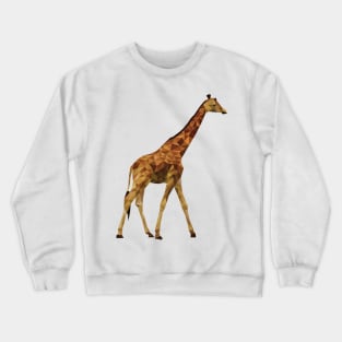 Low Poly Giraffe Crewneck Sweatshirt